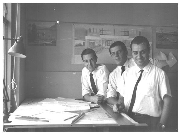 Gerardo Masana, en sus inicios como arquitecto.