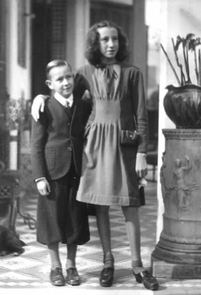 Gerardo y su hermana Nuri.