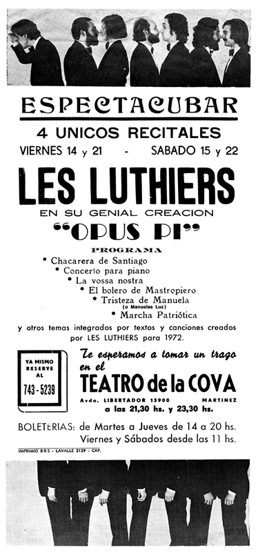 Afiche de Opus Pi (1971).